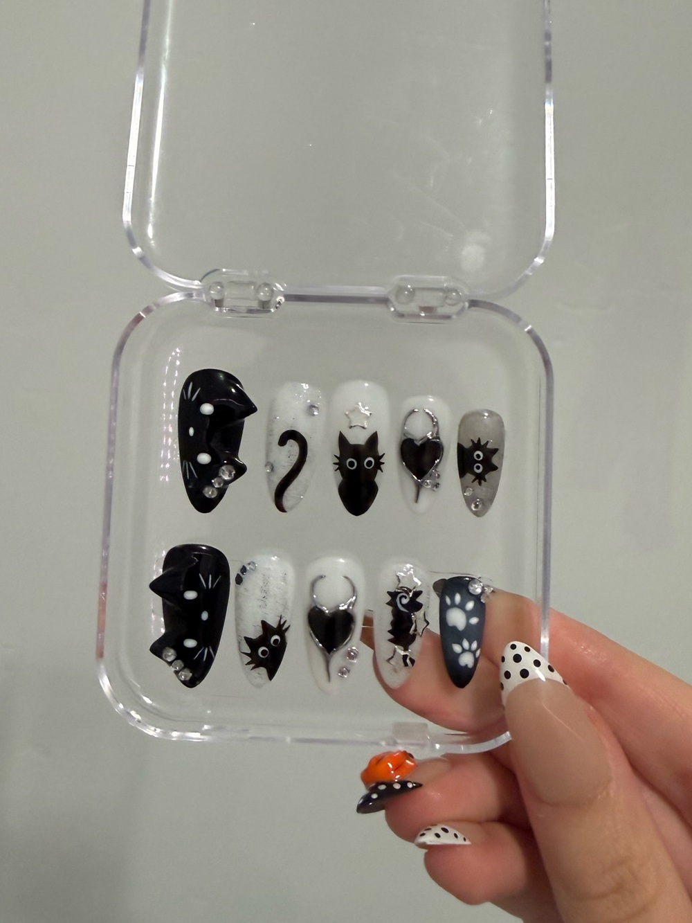 Space Cat Press-on Nails